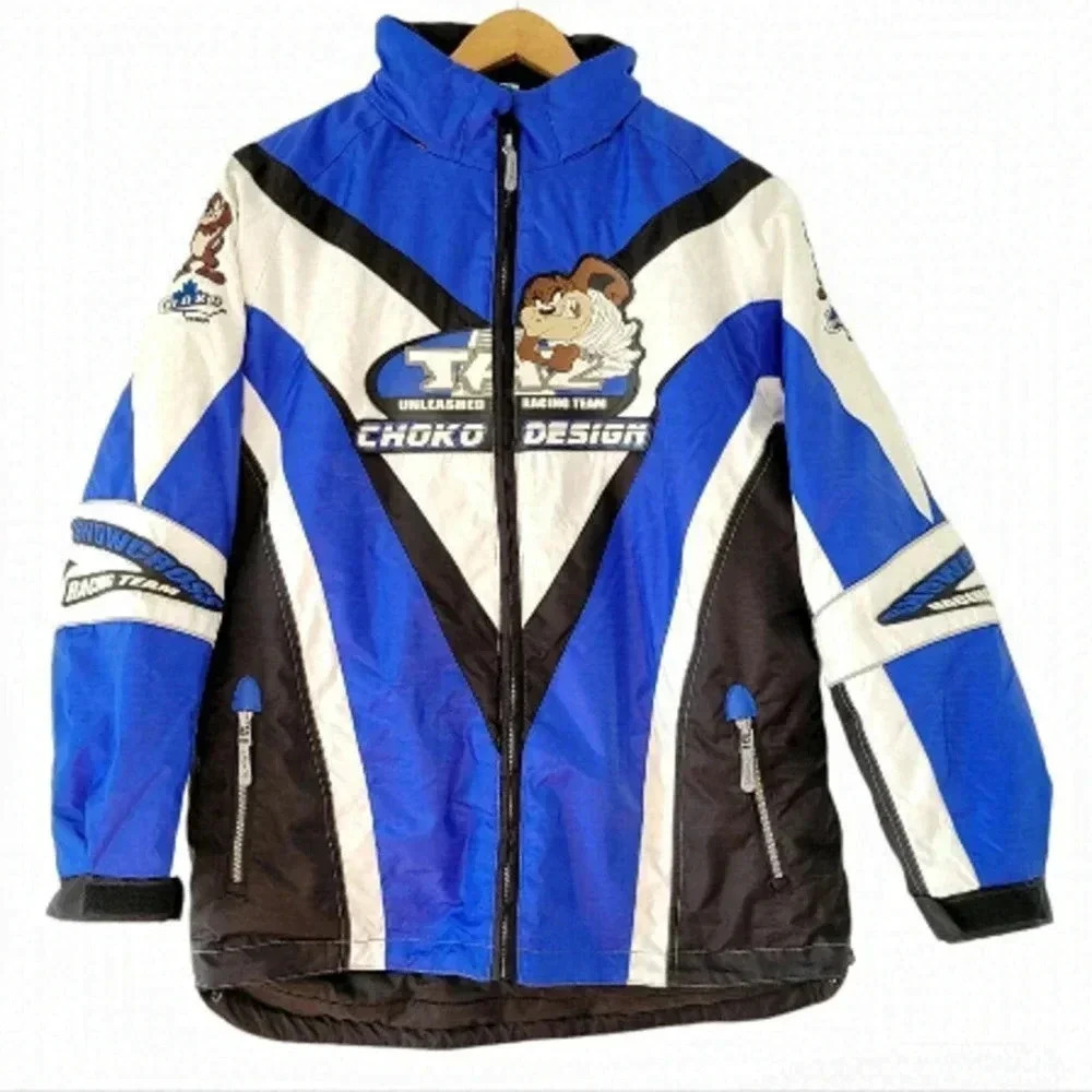 Choko Snow Winter Hood Snowmobile Junior Youth Warm Puffer Jacket Size 18.